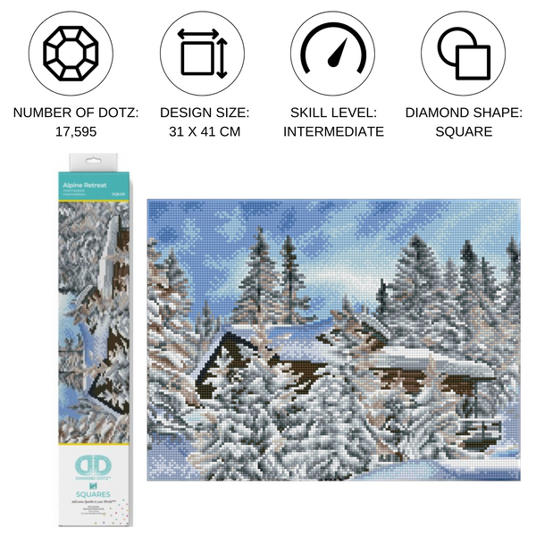 Dotz Diamond Dotz Alpine Retreat - 16.1" X 12.2"