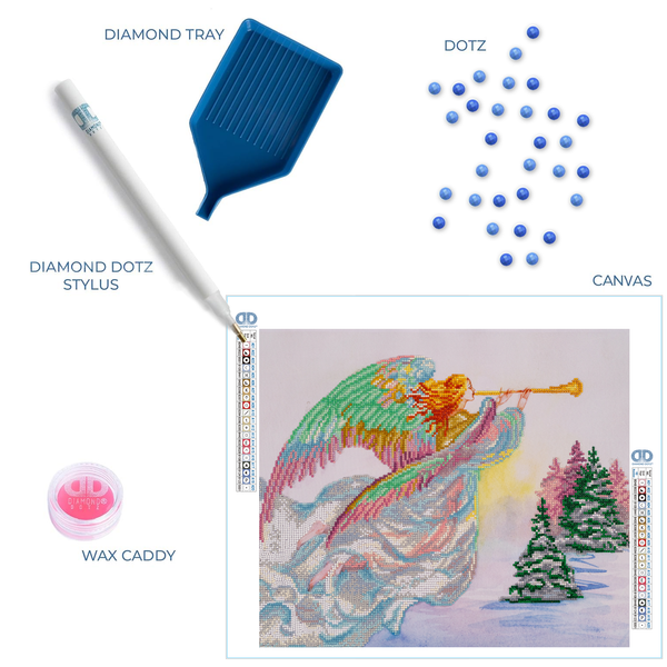 Dotz Diamond Dotz Angelic Messenger - 20.1" X 16.1"