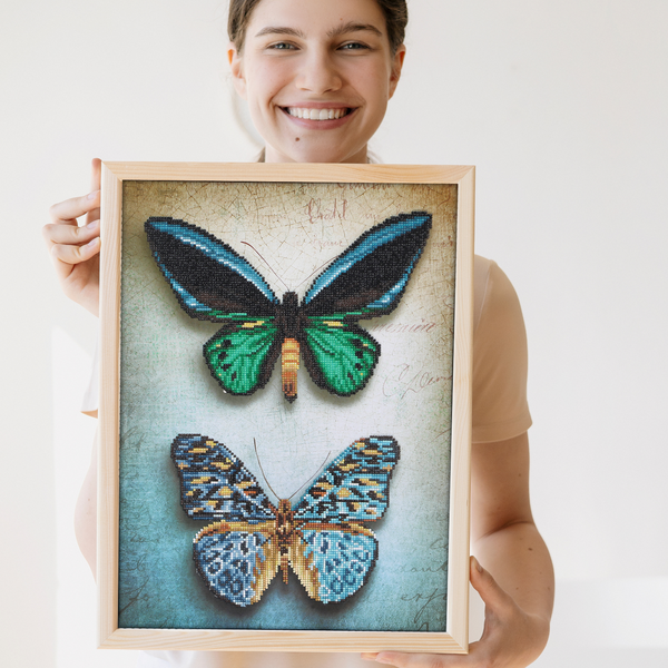 Dotz Diamond Dotz Antique Butterflies - 14.6" X 20.3"