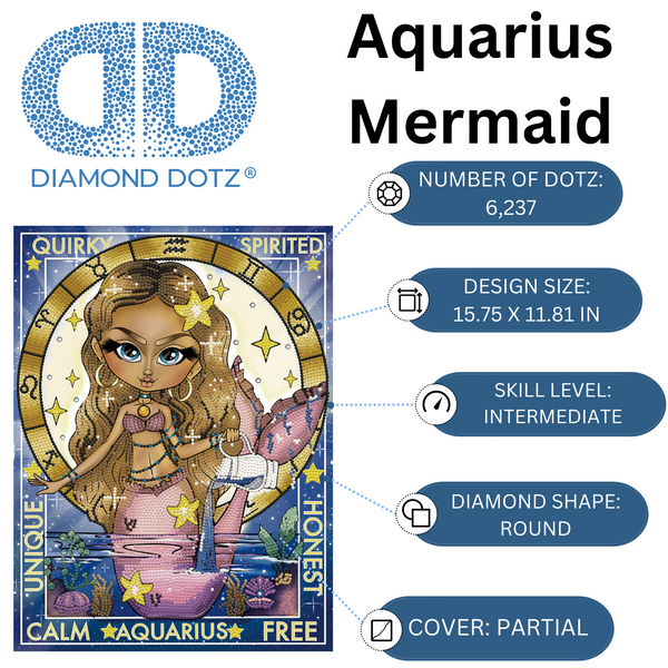 Dotz Diamond Dotz Aquarius - 11.8" X 15.8"