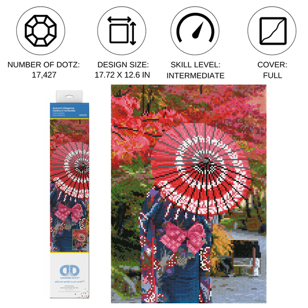 Dotz Diamond Dotz Autumn Elegance - 12.6" X 17.7"