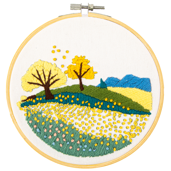 dotz Diamond Dotz Autumn Fields Embroidery Kit - 5.0"