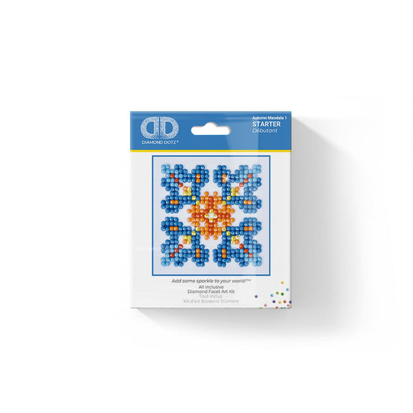 Dotz Diamond Dotz Autumn Mandala 1 - 3.0" X 3.0"
