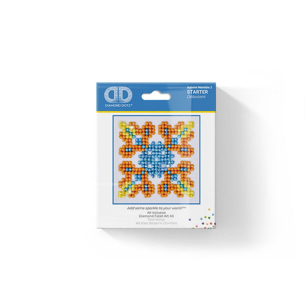 Dotz Diamond Dotz Autumn Mandala 2 - 3.0" X 3.0"