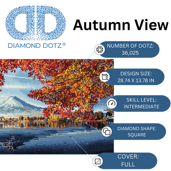 Dotz Diamond Dotz Autumn View - 28.7" X 13.8"