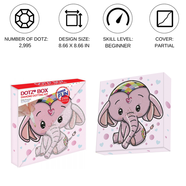 Dotz Diamond Dotz Baby Princess - 8.7" X 8.7"