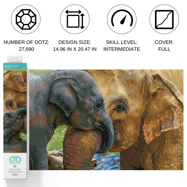 Dotz Diamond Dotz Baby's Comfort - 20.5" X 15.0"