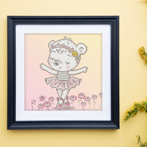 Dotz Diamond Dotz Ballet Bear - 12.6" X 12.6"