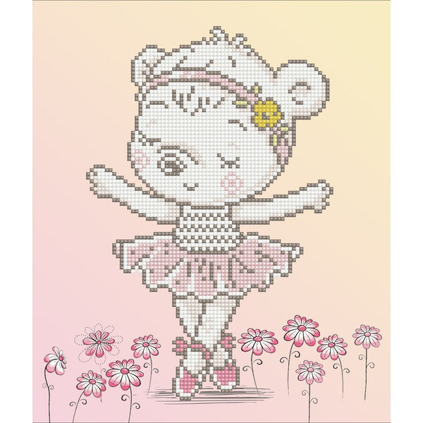 dotz Diamond Dotz Ballet Bear - 12.6" x 12.6"