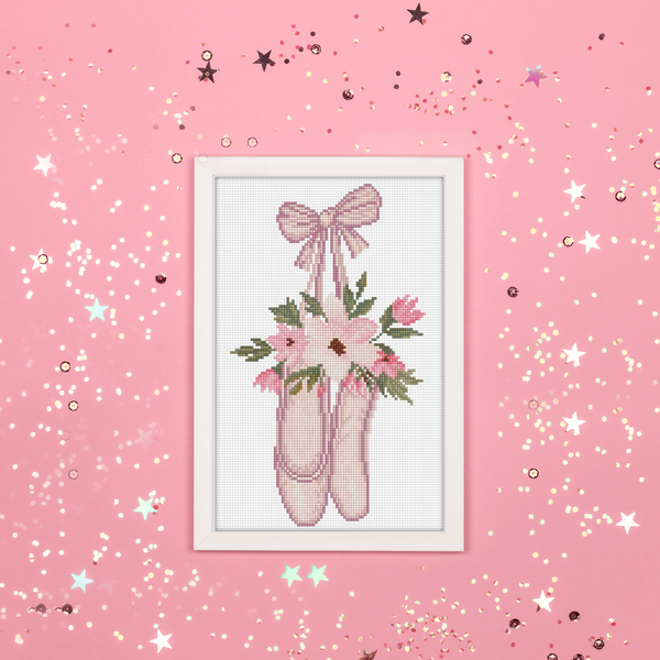 Dotz Diamond Dotz Ballet Slippers - 14.6" X 9.5"