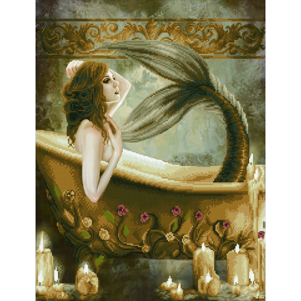 Dotz Diamond Dotz Bath Time Mermaid - 20.5" X 26.8"