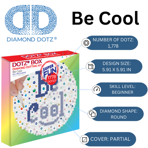 Dotz Diamond Dotz Be Cool - 5.9" X 5.9"
