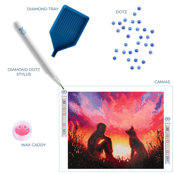 Dotz Diamond Dotz Best Friends - 20.1" X 16.1"