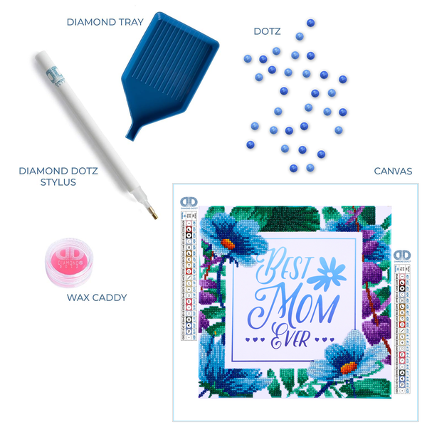 Dotz Diamond Dotz Best Mom Ever - 12.0" X 12.0"