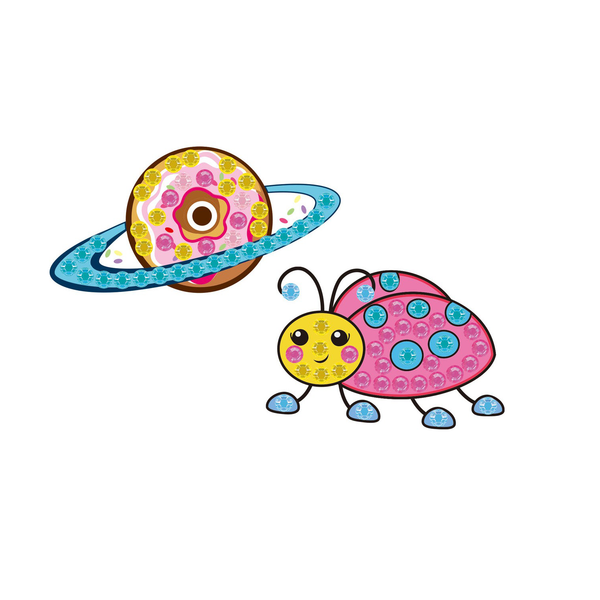 dotz Diamond Dotz BIG DOTZ Stickers Pack 8