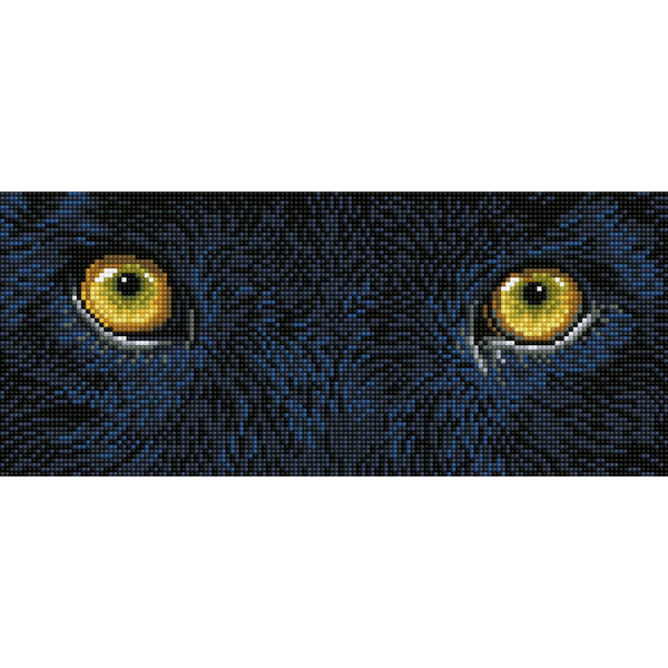 Dotz Diamond Dotz Black Panther Spy - 16.5" X 7.1"