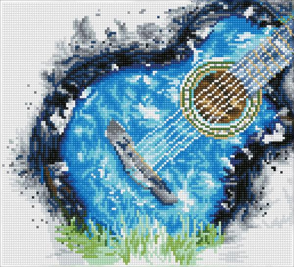 dotz Diamond Dotz Blue Grass - 13.4" x 12.2"