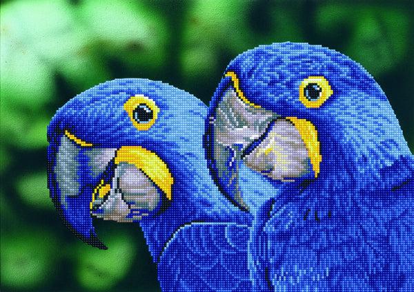 dotz Diamond Dotz Blue Hyacinth Macaws - 20.5" x 14.6"