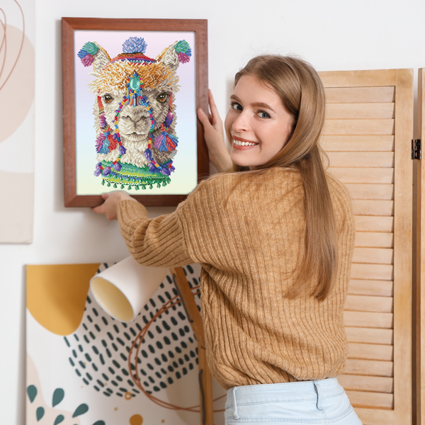 Dotz Diamond Dotz Bohemian Alpaca - 16.1" X 20.1"