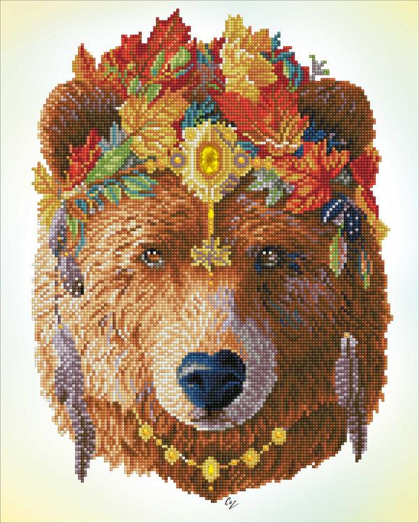 dotz Diamond Dotz Bohemian Bear - 16.1" x 20.1"