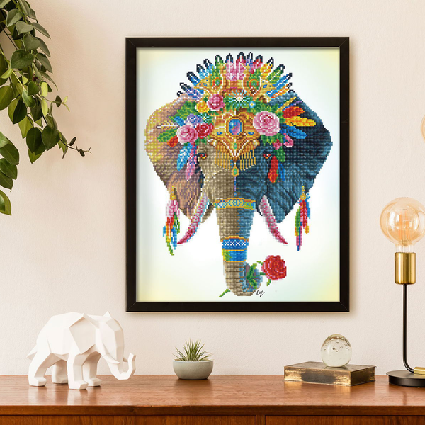 Dotz Diamond Dotz Bohemian Elephant - 16.1" X 20.1"