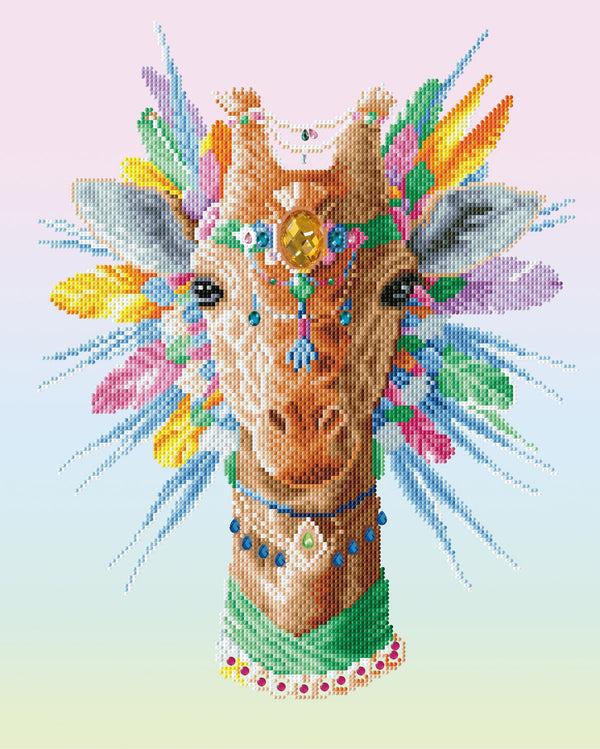 dotz Diamond Dotz Bohemian Giraffe - 16.1" x 20.1"
