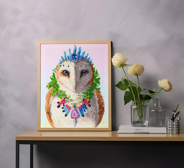 Dotz Diamond Dotz Bohemian Owl - 16.1" X 20.1"
