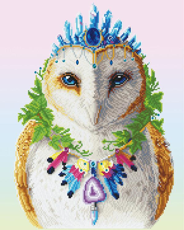 dotz Diamond Dotz Bohemian Owl - 16.1" x 20.1"