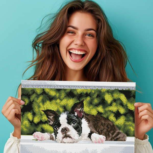 Dotz Diamond Dotz Boston Blues - 18.5" X 14.6"