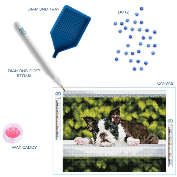 Dotz Diamond Dotz Boston Blues - 18.5" X 14.6"