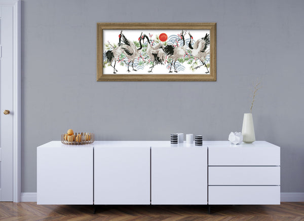 Dotz Diamond Dotz Brolga Dance - 30.3" X 12.6"