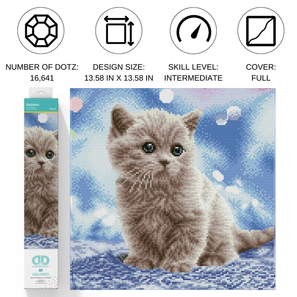 Dotz Diamond Dotz Bubbles - 13.6" X 13.6"