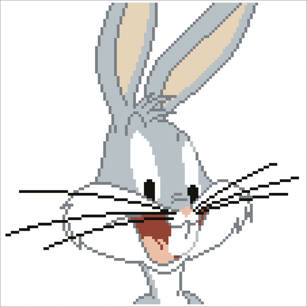 Dotz Diamond Dotz Bugs Bunny - 12.6" X 12.6"