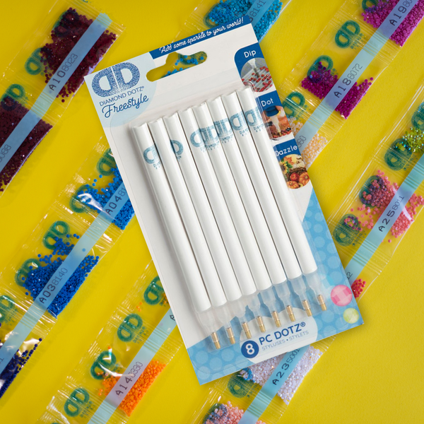 Dotz Diamond Dotz Bulk Pack - White Styluses (8 Pack)