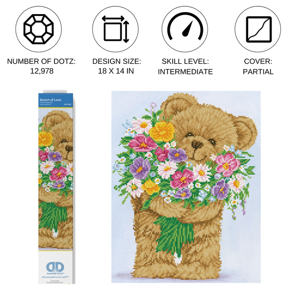 Dotz Diamond Dotz Bunch Of Love - 14.0" X 18.0"