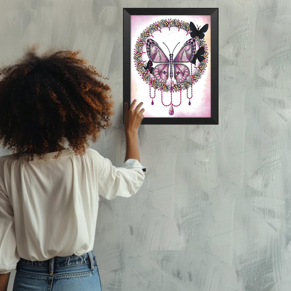 Dotz Diamond Dotz Butterfly Art - 16.3" X 20.3"