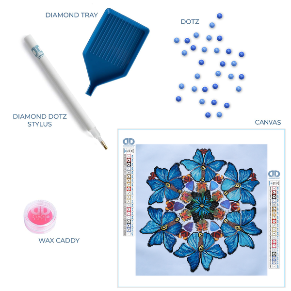 Dotz Diamond Dotz Butterfly Fantasy - 16.1" X 16.1"