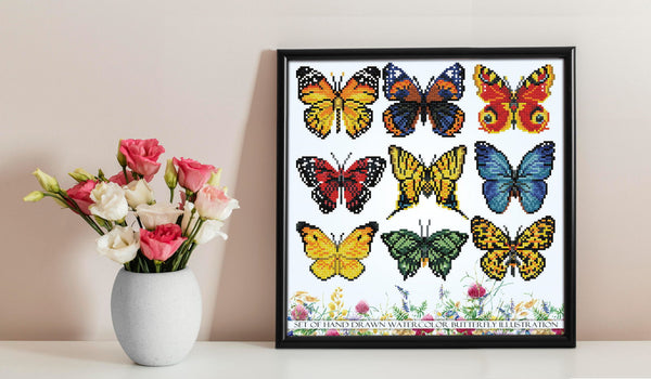 Dotz Diamond Dotz Butterfly Showcase - 16.1" X 16.1"