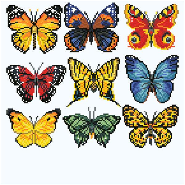 Dotz Diamond Dotz Butterfly Showcase - 16.1" X 16.1"