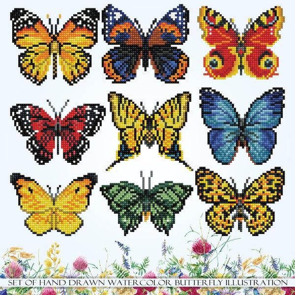 dotz Diamond Dotz Butterfly Showcase - 16.1" x 16.1"
