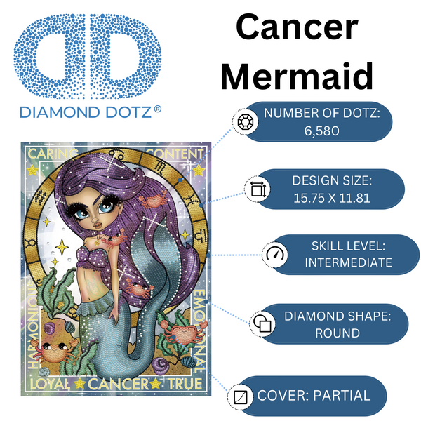 Dotz Diamond Dotz Cancer - 11.8" X 15.8"