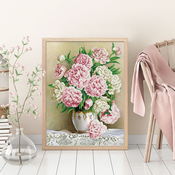 Dotz Diamond Dotz Carnation Bouquet - 17.7" X 23.6"