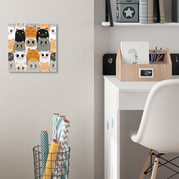 Dotz Diamond Dotz Cat Clan - 11.0" X 11.0"