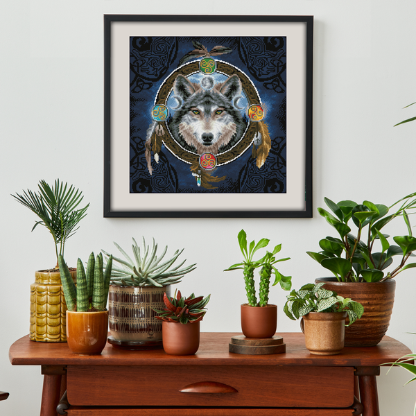 Dotz Diamond Dotz Celtic Wolf Guide - 20.3" X 20.3"