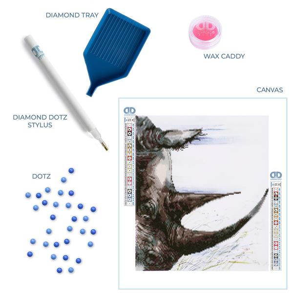 Dotz Diamond Dotz Charge - 14.6" X 17.3"