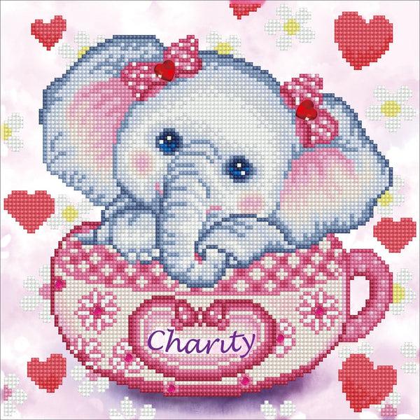 dotz Diamond Dotz Charity Elephant - 11.8" x 11.8"