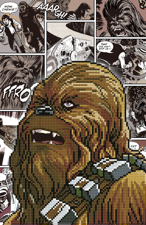 Dotz Diamond Dotz Chewbacca - 10.4" X 15.9"