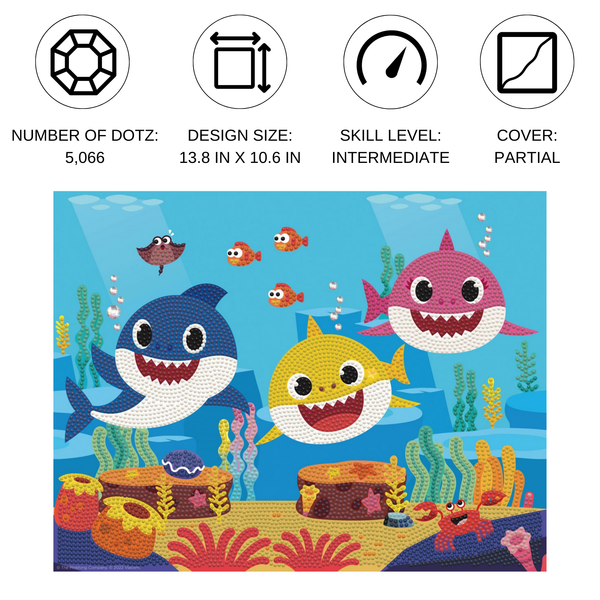 Dotz Diamond Dotz Chomp It Up - 13.8" X 10.6"