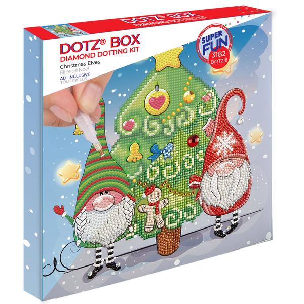 dotz Diamond Dotz Christmas Elves - 11.0" x 11.0"