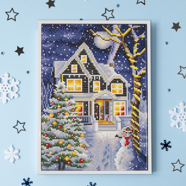 Dotz Diamond Dotz Christmas Night - 13.8" X 9.8"